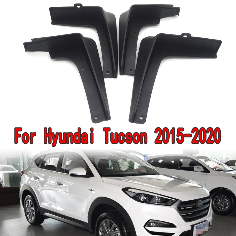 Fender 1set De Aletas De Barro De Coche Para Hyundai Tucson 2015 2016 2017 2018 2019 2020 Guardabarros Accesorios #10