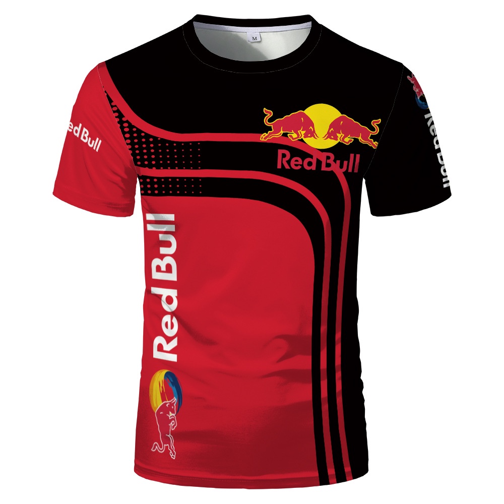 red bull Camiseta De Toro Rojo Impreso En 3D Para Hombres/Mujeres Verano  Tops Estilo Streetwear Manga Corta Hombre Tees Ropa De Marca Cómoda baju |  Shopee Colombia