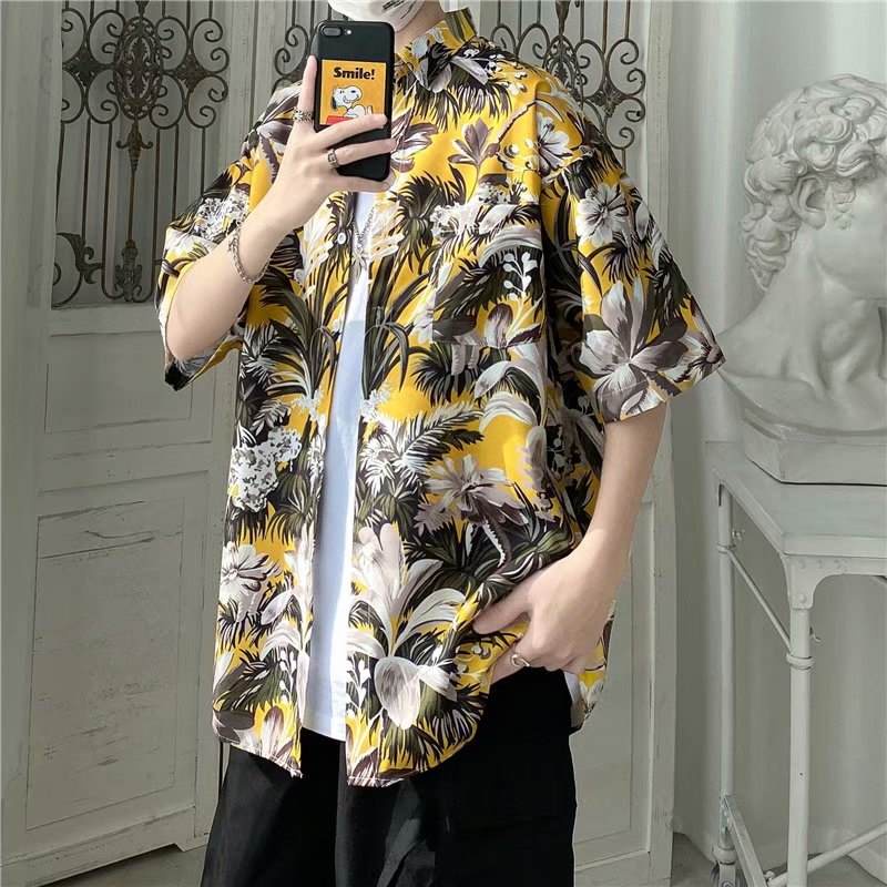 Cod M-XXXL Verano De Manga Corta Camisas Hawaianas Para Hombres Y Mujeres  Vintage Moda Diseño Floral Blusa Estilo Japonés Casual Tops Playa Atuendo  Ropa De Resort | Shopee Colombia