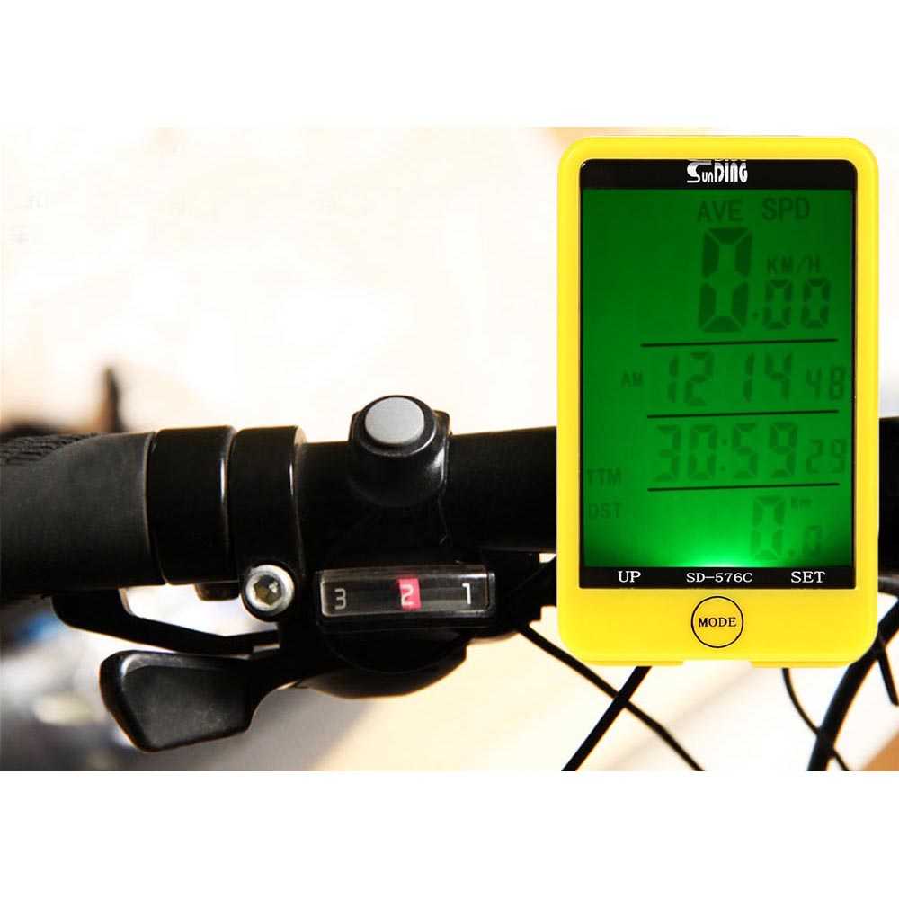 Velocímetro/Odómetro/Monitor de bicicleta inalámbrico para sunding - SD-576C