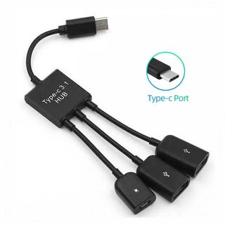 Image of thu nhỏ 3 En 1 Micro USB OTG Adaptador De Cable De Teléfono Móvil Divisor HUB Para Xiaomi Samsung Datos Conector De Extensión #3