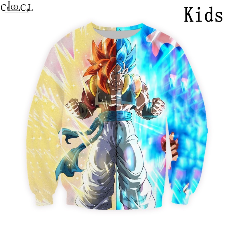 CLOOCL Suéter Infantil Dragon Ball Goku Anime Patrón Moda Cómodo Guapo Niño  Manga Larga Top | Shopee Colombia