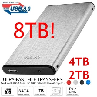 Image of HDD USB3.0 SATA De Alta Velocidad 2.5  Disco Duro Externo Portátil 8TB 4TB 2TB USB 3.0 Almacenamiento