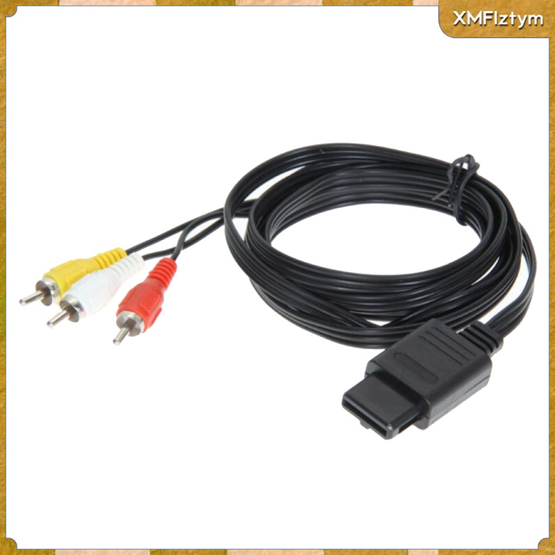Image of HDMI Male S-Video to 3 RCA AV Audio Cable Cord Adapter For  GameCube N64 SNES #0