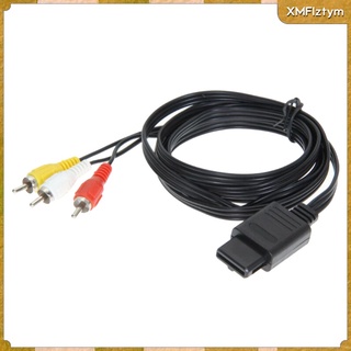 Image of HDMI Male S-Video to 3 RCA AV Audio Cable Cord Adapter For  GameCube N64 SNES