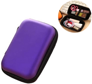 Funda para auriculares pequeños, estuche de transporte Mini bolsa de