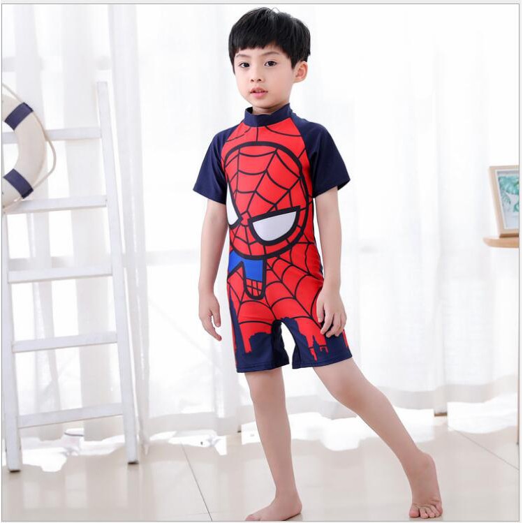 Traje De Baño Para Niños Spiderman De Superhéroe Baju Renang | Shopee  Colombia