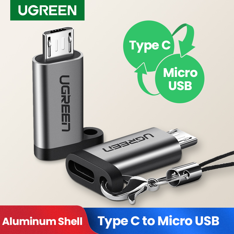 Image of Ugreen USB Type-C Adaptador Tipo A Micro Hembra Macho Convertidores Cable De Datos Cargador USBC #0