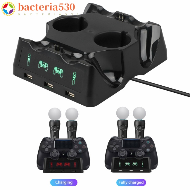 BA-Base De Cargador Multifunción Para Estación De Carga 4 En 1 Para Iplay ps4/move/ps4 Vr