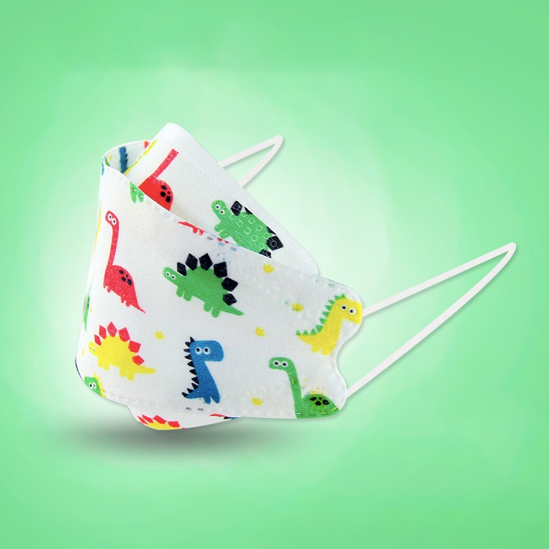 Máscaras Infantiles Para Niños Con Tres Capas De Máscara Facial Sellada Por Calor 10pcs De 4 A 12 Años KF94
