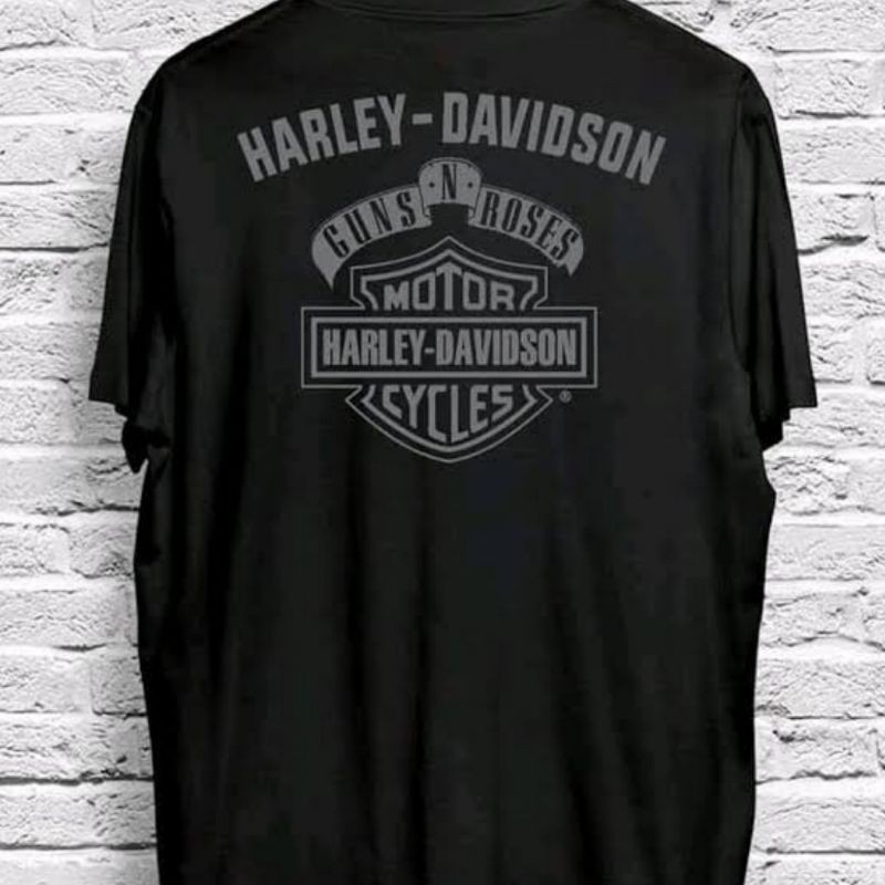 Harley DAVIDSON X GUN N ROSES peinado años 30 ropa de mujer DISTRO camiseta  | Shopee Colombia