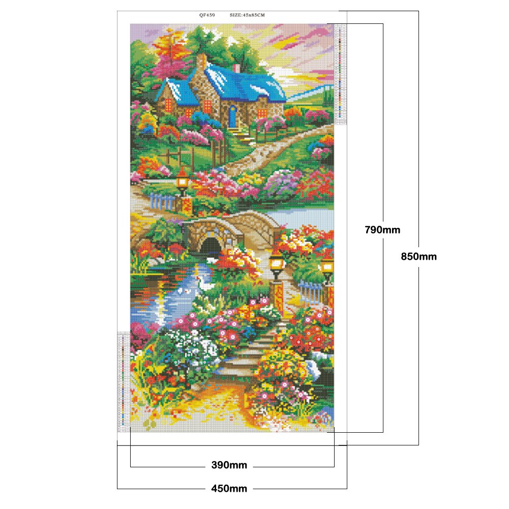 Kit de pintura de diamante 5D Diy, cuadro de diamantes de Forma especial completo, pintura con mosaico bordado, arte #2