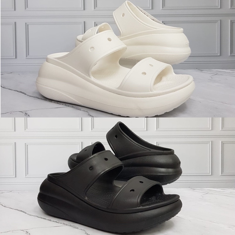 Sandalias Crocs Classsic Crush Slide zuecos cuñas mujeres/arro/Clog/Bae  Slide/sandalias tacones de goma hermana/Nurse/Wedge Rubber Slip On | Shopee  Colombia