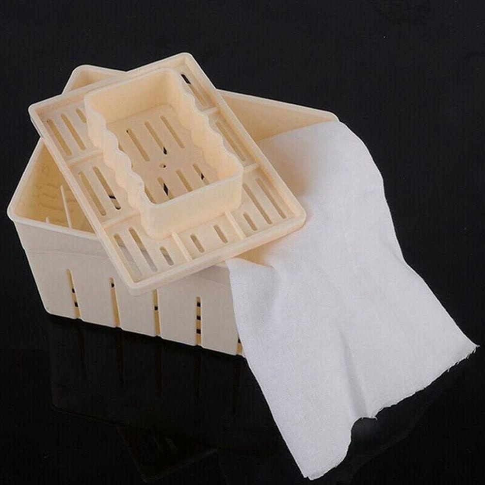 Soybean Curd Cheese Cloth Kitchen Tools Tofu Press Mould 2PCS Plastic DIY Homemade Tofu Maker Pressing Mold Kit 
