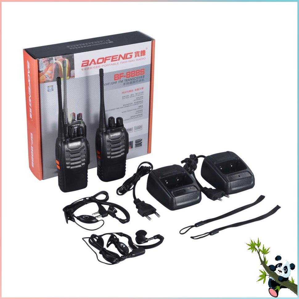 airmachineRechargeable Walkie-talkie For Baofeng BF-888S VHF/UHF FM Transceiver Radio