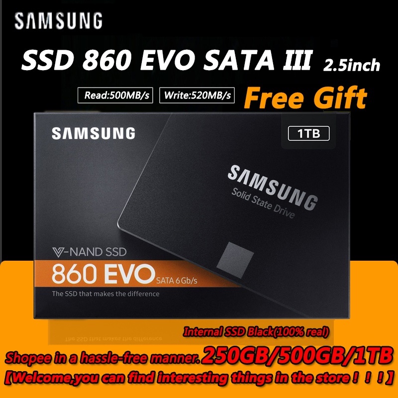SAMSUNG SSD 860 EVO 250GB 500GB 1T Disco Duro Interno De Estado Sólido HDD SATA 2.5 Pulgadas Portátil PC De Escritorio #5