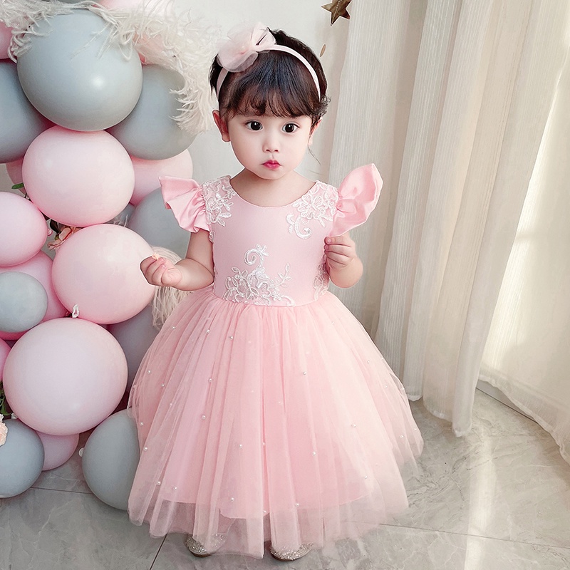Vestido De Cumpleaños Del Bautismo Para Año Bebé Niñas Lentejuelas Princesa Vestido  Fiesta Vestidos De Novia – Comprar A Precios Bajos En La Tienda |  