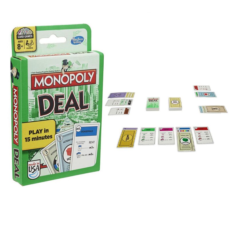 Monopolio Deal Familia Juego De Cartas Nuevo gastos de envío gratis 