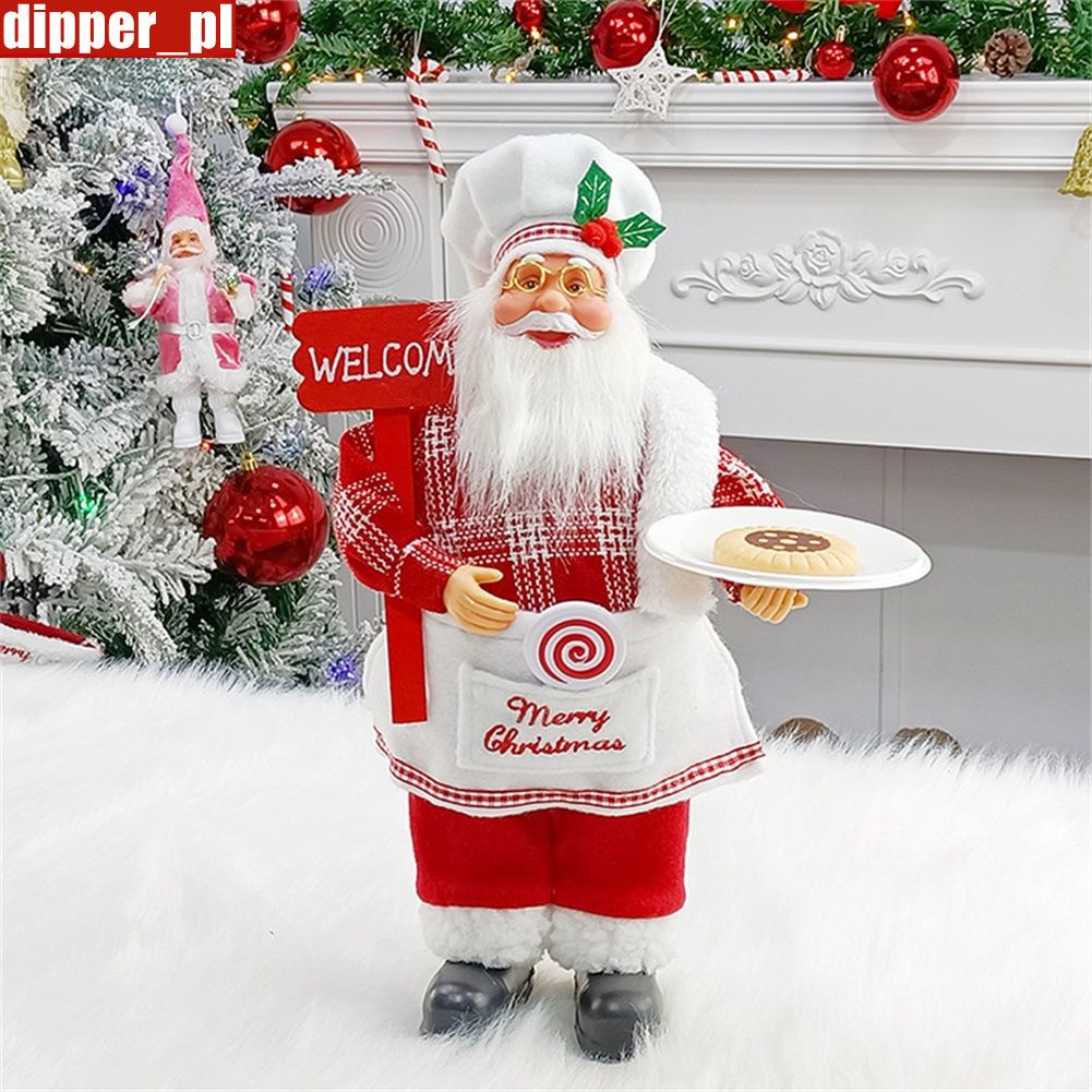 Suministros de Decoración de Navidad Posure Posure Santa Claus Muñeca 
