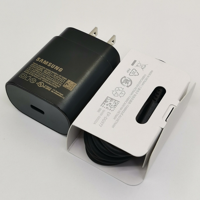 Samsung 25W Enchufe De Ee . Uu Cargador Rápido PD Adaptador De Carga Súper Rápida 3A Tipo C Para Galaxy S20 Note 20 Ultra 10 Plus S20FE M51 A71 A80