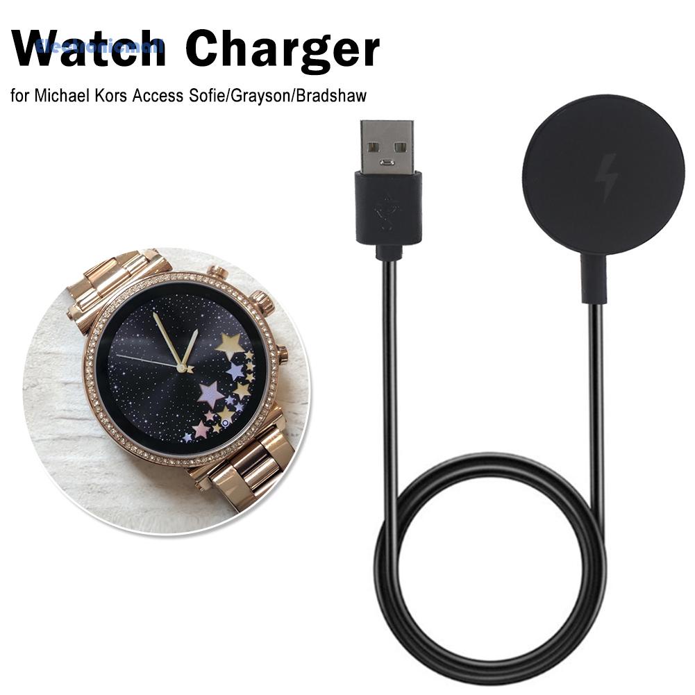 ElectronicMall01 * Cargador De Reloj Para Michael Kors Access  Sofie/Grayson/Bradshaw Cable De Carga Dock Smartwatch Power | Shopee  Colombia