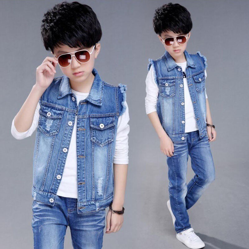 Niños Blouson en jean Niños Niños Abrigos chaquetas Chalecos Denim & Co