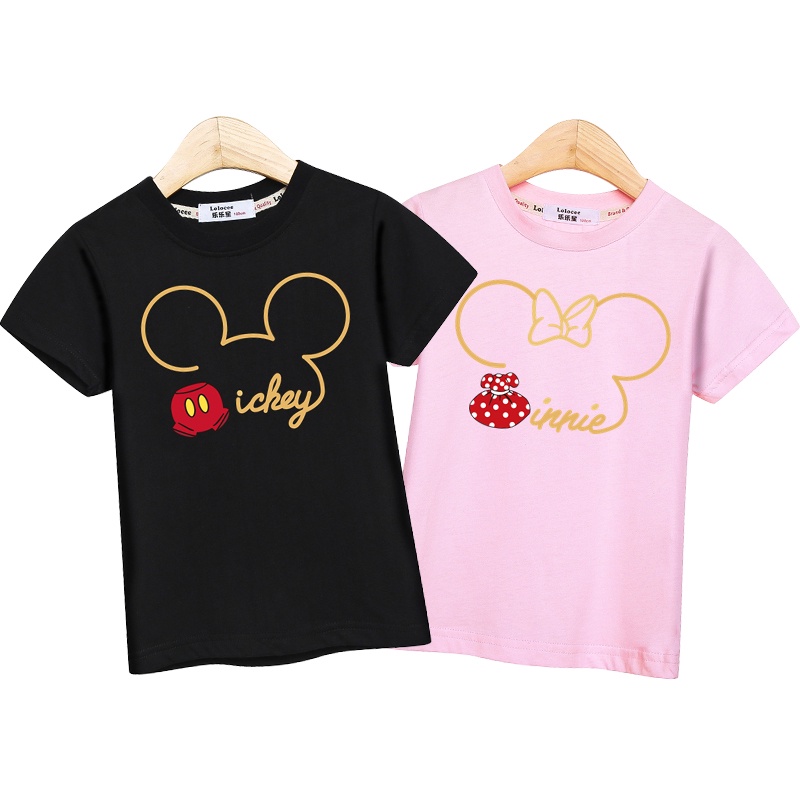 Niño Disney Ropa Mouse Niños Minnie Niñas Verano Camisas Lindas | Shopee Colombia