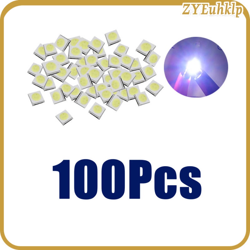 Image of 100pcs 3535 1W 3V Alta Potencia SMD LED COB Chip Luces Perlas Blanco Diodo #2