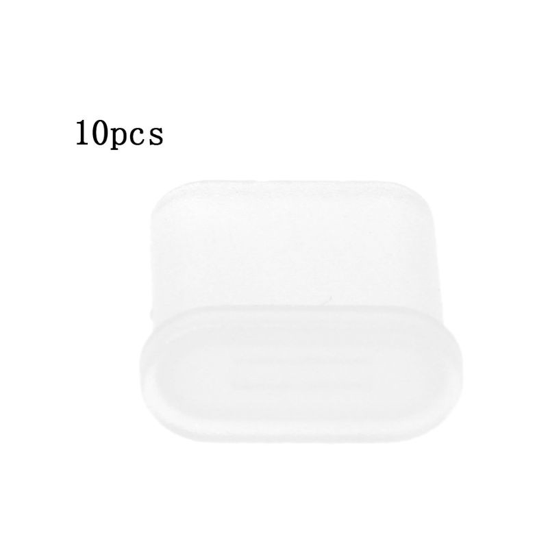 Dou 10PCS Cable de carga de enchufe de polvo Protector de la cubierta de la carcasa tipo C macho puerto cargador abrigo para Samsung Blackberry Huawei Xiaomi teléfono Android