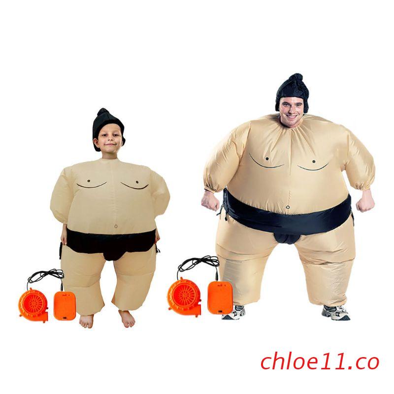 Chloe11 Sumo Luchador Disfraz Inflable Traje De Explosion Traje Cosplay Vestido De Fiesta Para Ninos Y Adultos Shopee Colombia