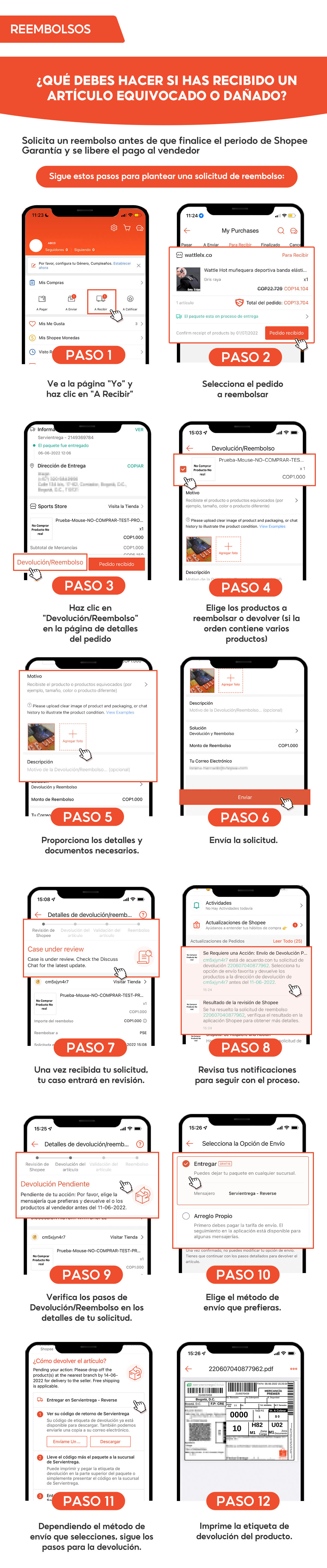 Shopee Garantía Shopee Colombia 2022