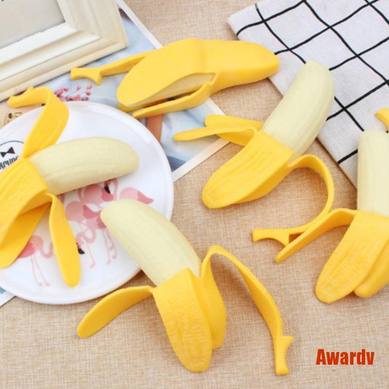 Simulación de plátano Squeeze estrés del Socorro Squeeze Lindo Regalo Divertido Juguete Para Niños 