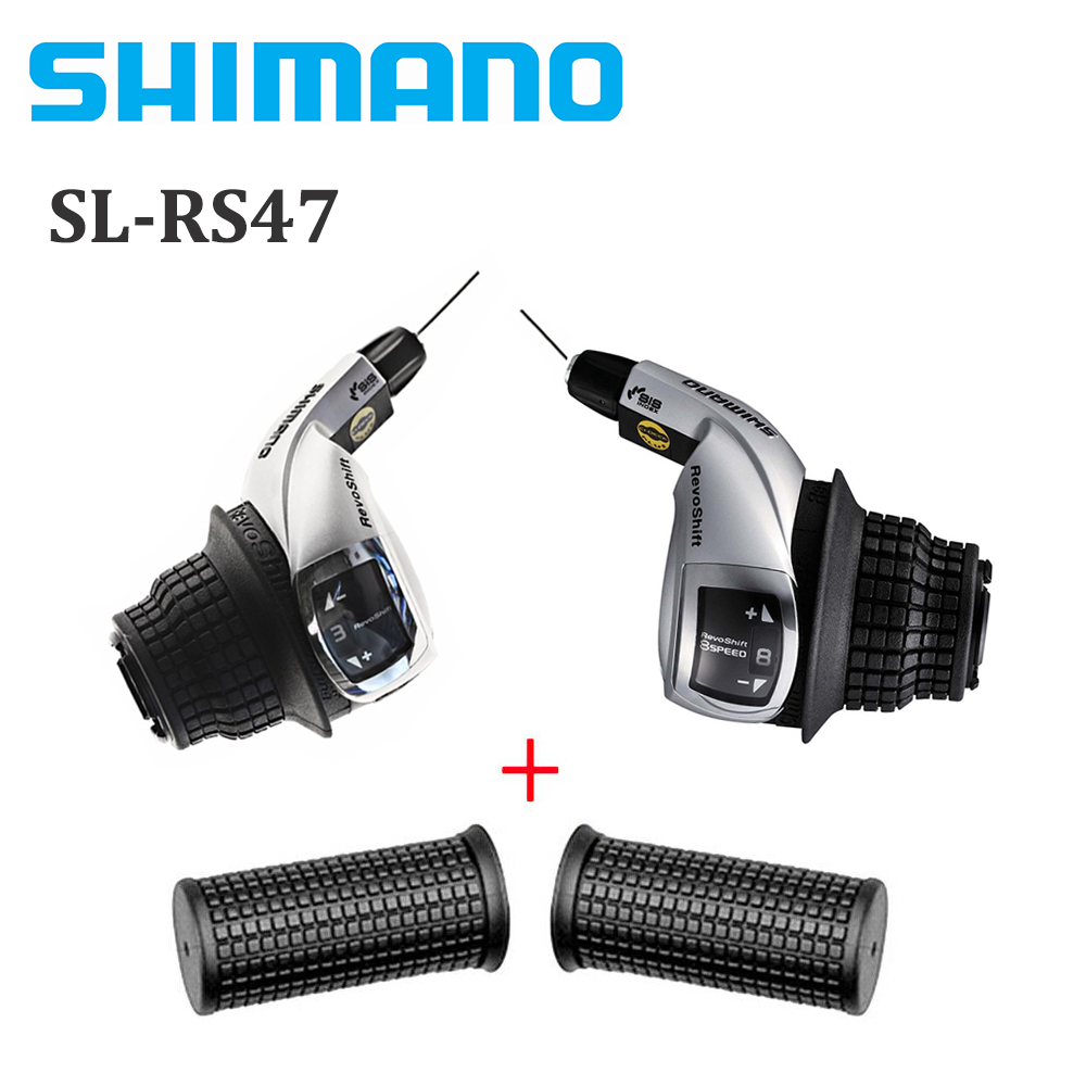 Image of shimano sl-rs47 revoshift twist shifter 3/7/8/21/24 velocidad mtb bicicleta transmisión #3