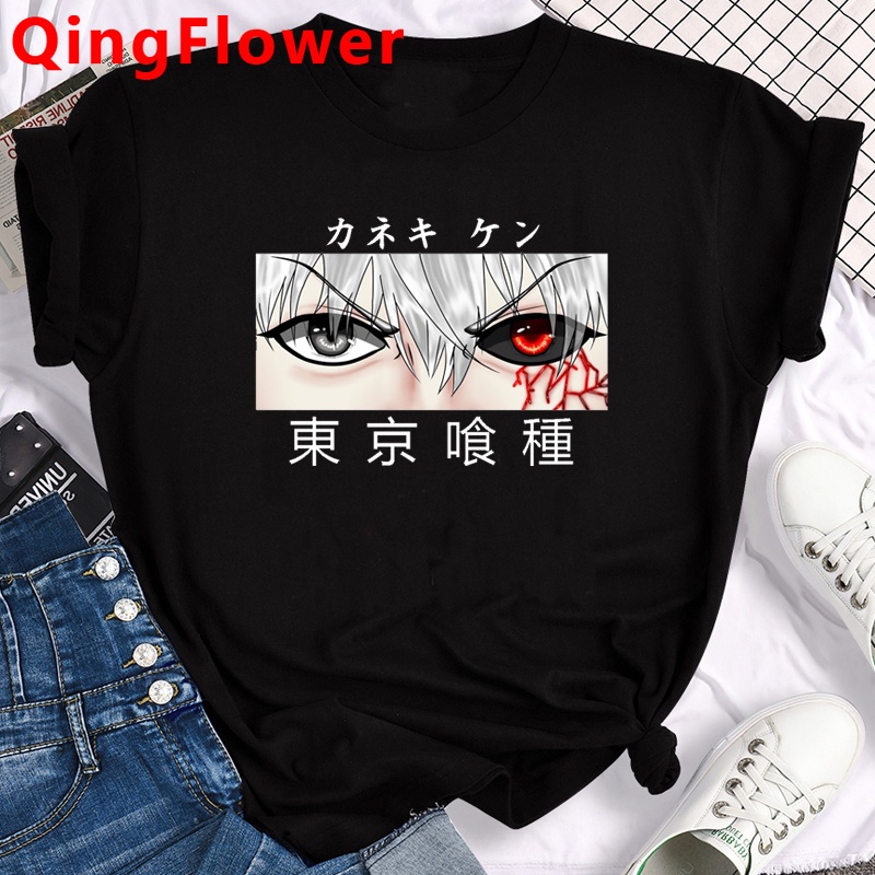 Tokyo Ghoul Ropa Camiseta De Impresión Femenina ulzzang kawaii Japonés  Blanco vintage | Shopee Colombia