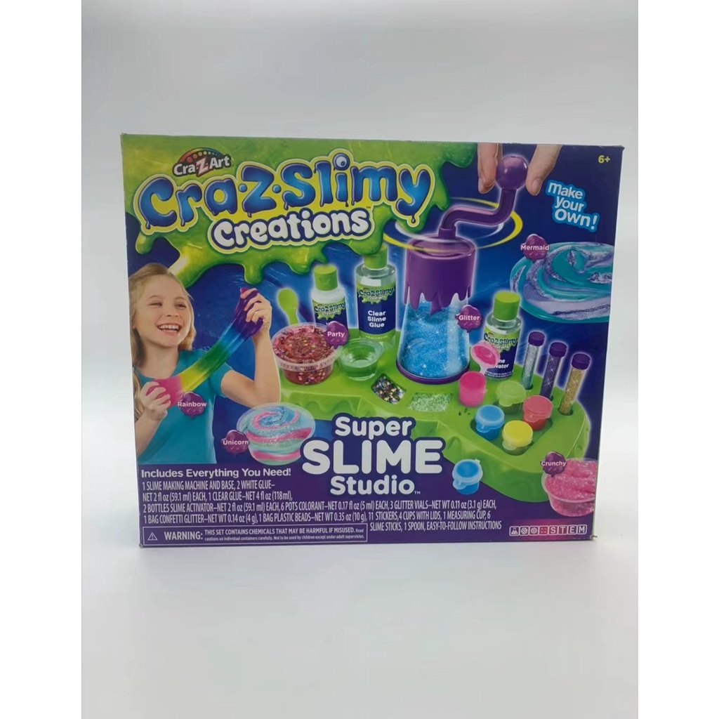 Cra-Z-Art Slimy Creations Super Slime Studio | Shopee Colombia