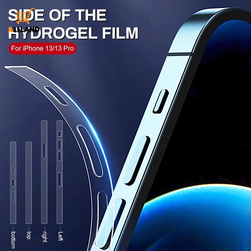 Para iPhone 13 Pro Max Mini 12 marco lateral Film piel anti-arañazos Pegatina de frontera 
