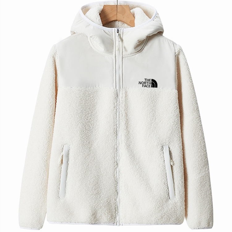 the north face - chaqueta de lana polar para mujer, diseño de lana, cálido, con capucha, de tamaño, chaqueta bordada | Shopee Colombia