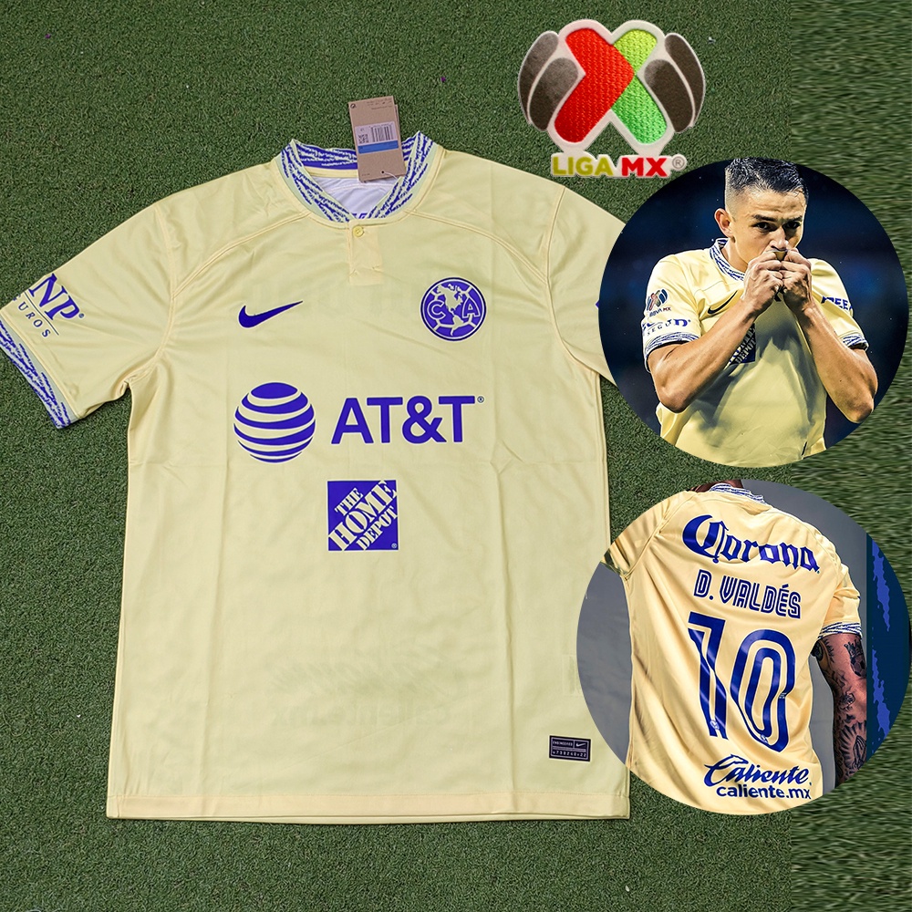 22 23 Club America Jersey Visita Local Camisas De Futbol Personalizacion Nombre Numero Jersey Shopee Colombia