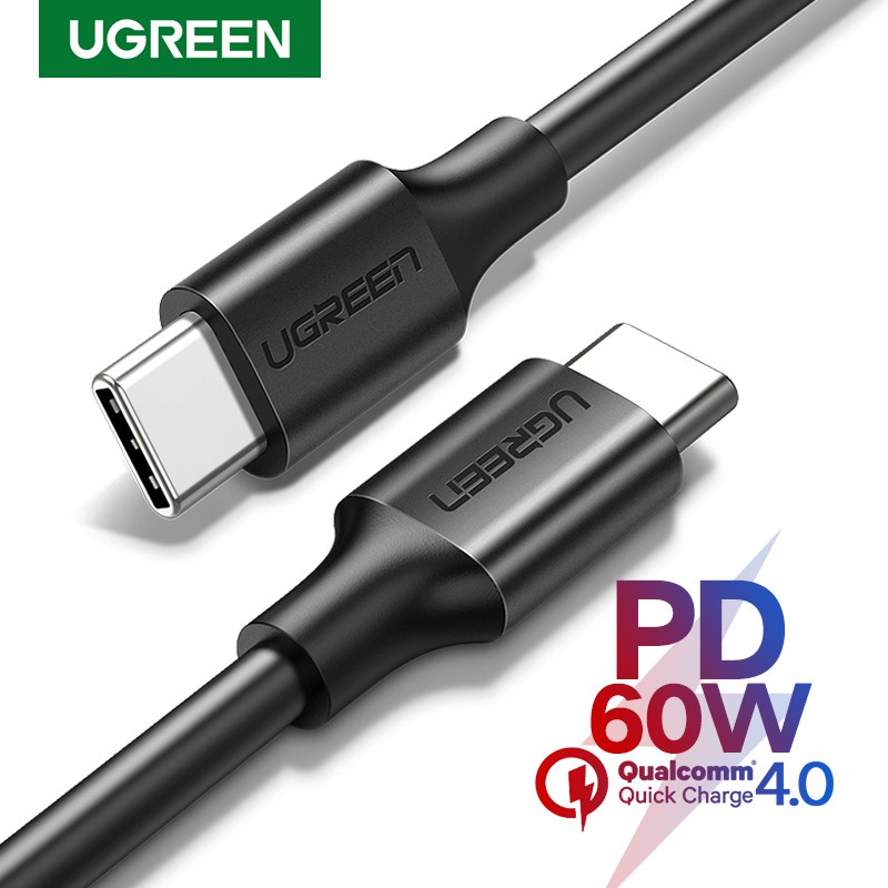 UGREEN USB C A Tipo Cable PD60W QC-4.0 De Datos Para Teléfono Macbook