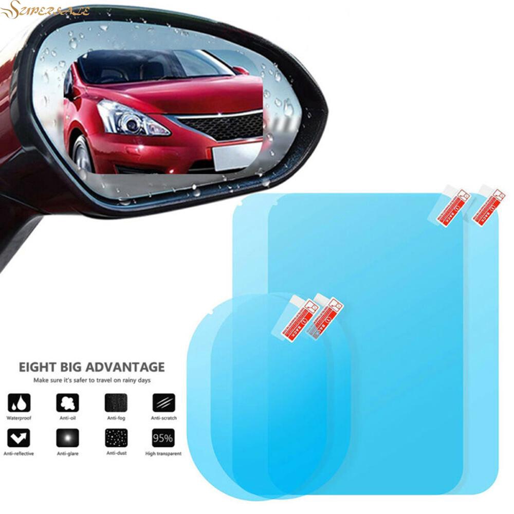 1 par (2 Pieza) película de espejo retrovisor del coche impermeable antiniebla retrovisor de seguridad protectora de ventanas para retrovisora Micro-nano antideslumbrante de vidrio de ventana #7
