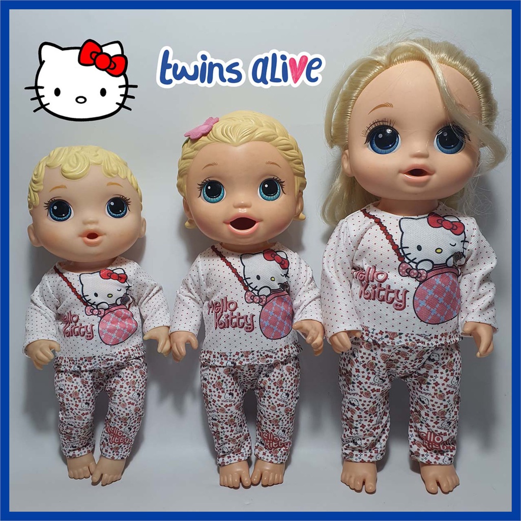 Listo!!! Baby Alive MellChan muñeca ropa animador pijamas HelloKitty Hello  Kitty bolsas | Shopee Colombia