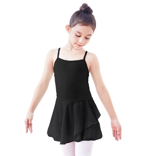 Image of WVGD Ballet Dress for Kids Girl Cotton Slip Dress Dance Costume with Lining