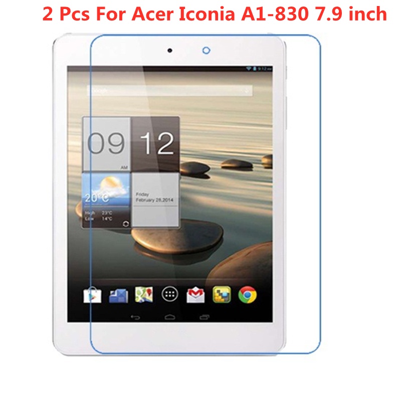 2 Piezas Para Acer Iconia a1-830 a1 830 7.9 Pulgadas 9H Premium Tablet Protector De Pantalla De Cristal Templado Cubierta #1