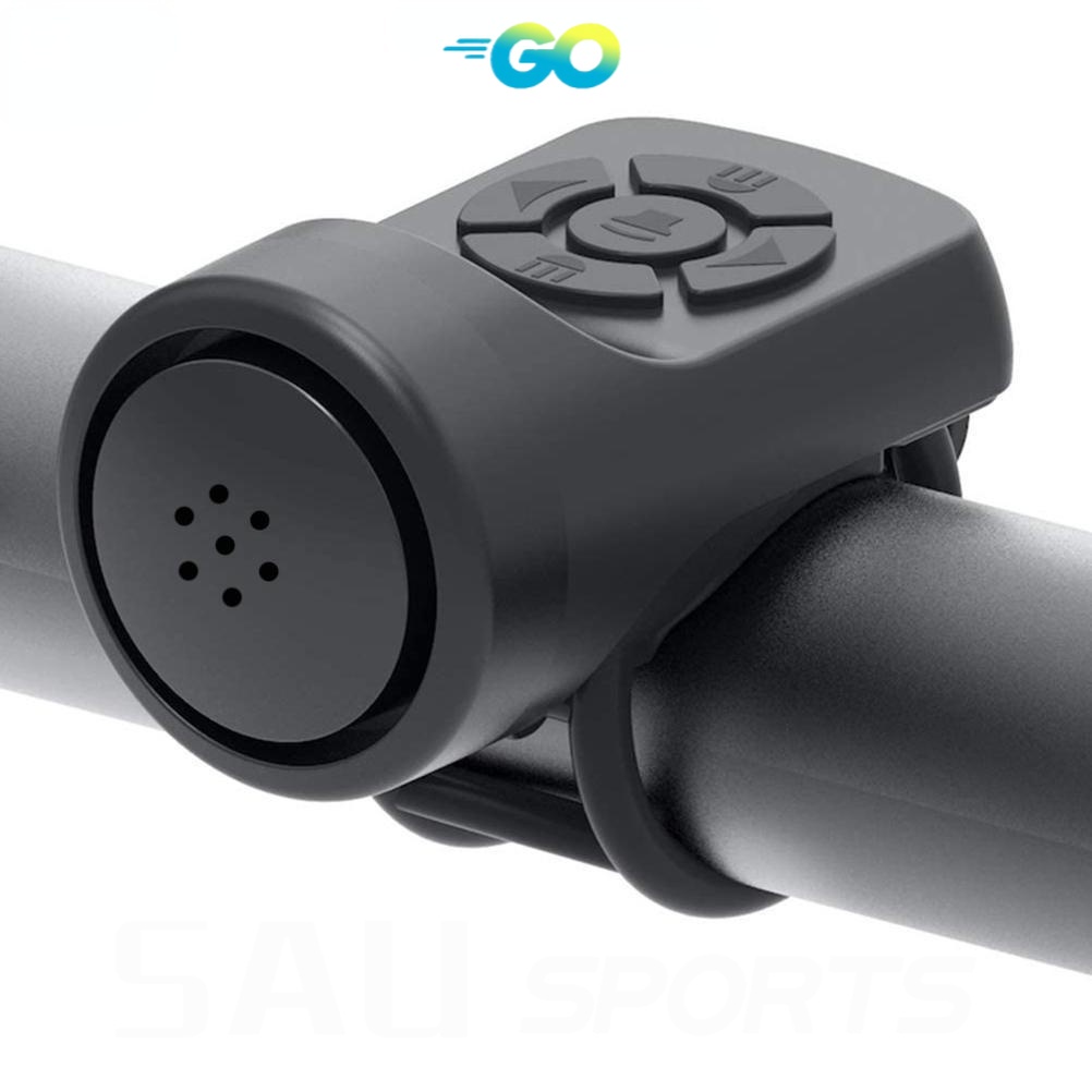 Campana De Bicicleta Eléctrica Portátil De Carga Cuerno 120dB 4 Sonidos Para Montaña Niños