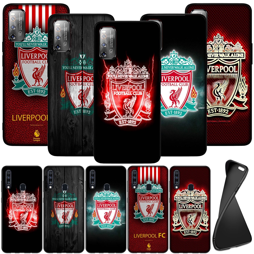 Funda Negra Suave Huawei Nova 5t 4E 4 3 3I 2I 2 P30 Pro Lite Silicona F24 Liverpool red Logo #1