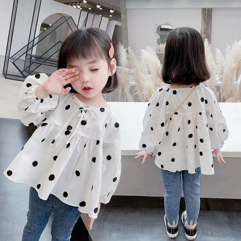 Blusa de ropa niñas blusa moda niño DOTTY niños de 5 años | Shopee Colombia