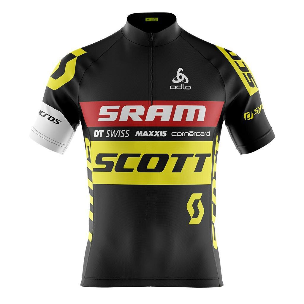 SCOTT SRAM Full Zip Hombres Camiseta Ciclismo De Manga Top Ropa De Bicicleta Cycling Wear Pro Jersey | Shopee Colombia