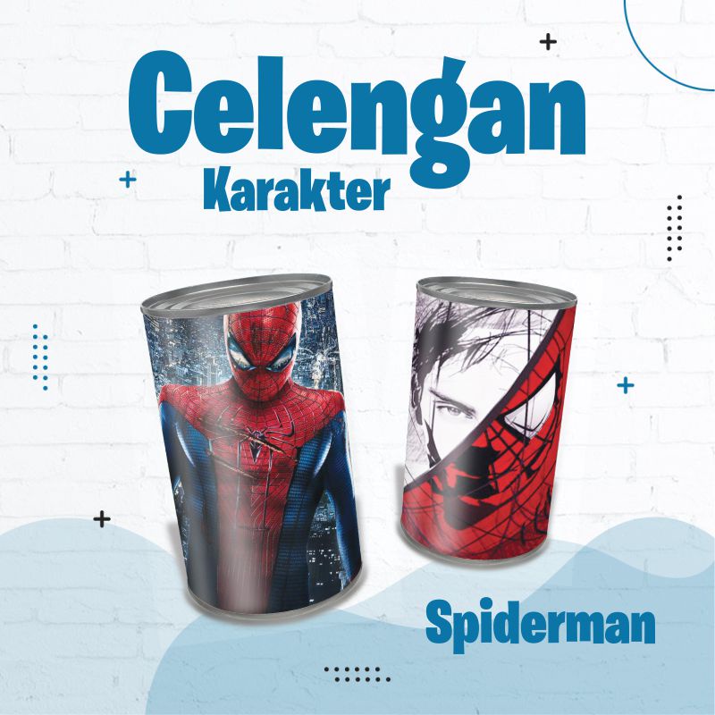 Regalo de recuerdo de hucha de personaje único/banco de perros puede abrir  cerrar - SPIDERMAN | Shopee Colombia