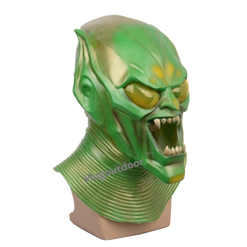 Máscara de disfraz de duende verde de Marvel Spiderman para adultos  Material suave Máscara de cabeza completa Necesidades de Halloween | Shopee  Colombia