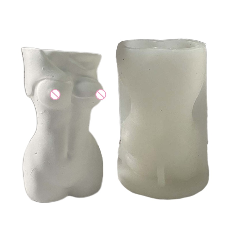 Image of MAYMA 3D Molde De Cuerpo Sexy Modelo Soporte Adornos Resina Mujer Torso Silicona Para Bricolaje Decoración Del Hogar Artesanía M #2